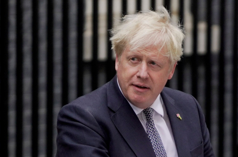 Väistyvä pääministeri Boris Johnson jatkaa pääministerinä, kunnes seuraaja on valittu. Lehtikuva/AFP
