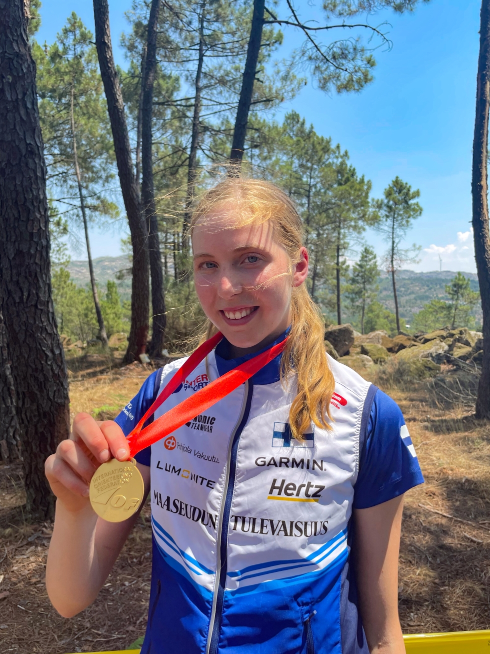 Suunnistaja Elisa Mattila ei osannut odottaa nuorten maailmanmestaruutta.
