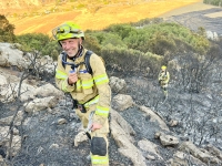 Nurmeslaisen Sami Meriläisen komennus Kreikan maastopalojen keskellä alkoi tositoimilla – "Palo ei katso helppoa reittiä"