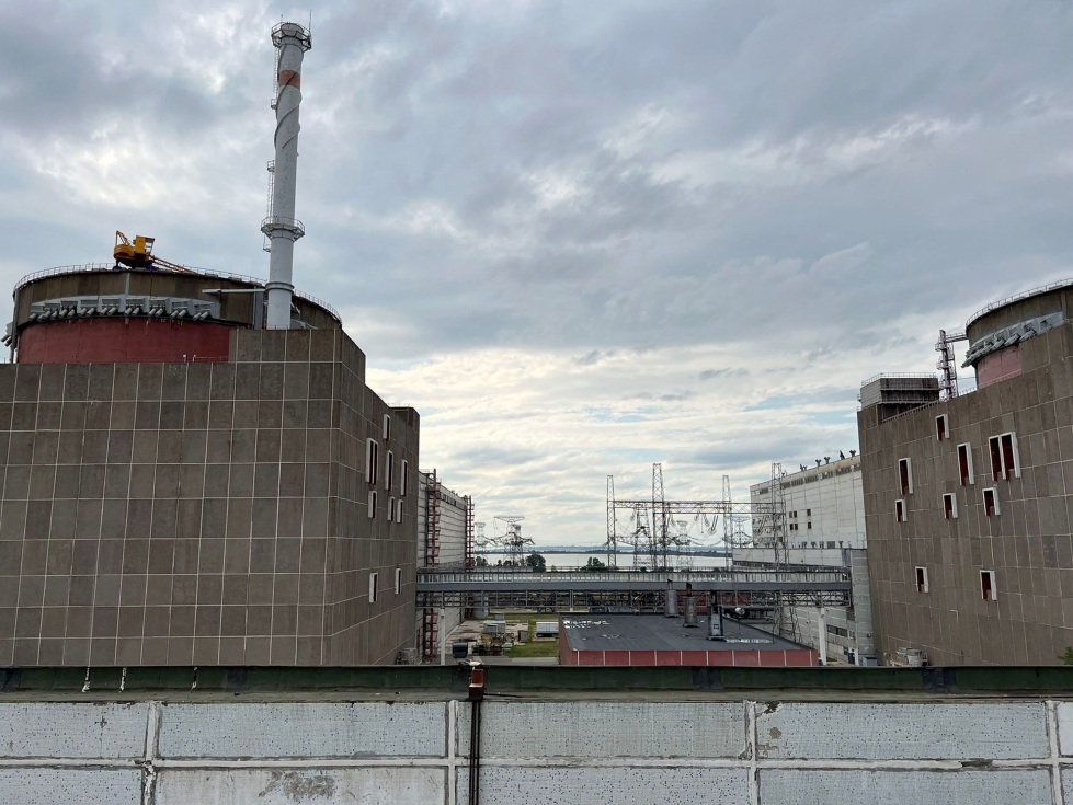 Pysäytetty Zaporizhzhjan ydinvoimala Ukrainassa saa jälleen sähköä kansallisesta sähköverkosta. LEHTIKUVA/AFP/IAEA
