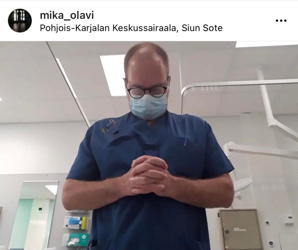 Mika Kähkönen kirjoitti tuntemuksistaan avoimesti Instagramiin keskiviikkoaamuna työvuoronsa päätteeksi.