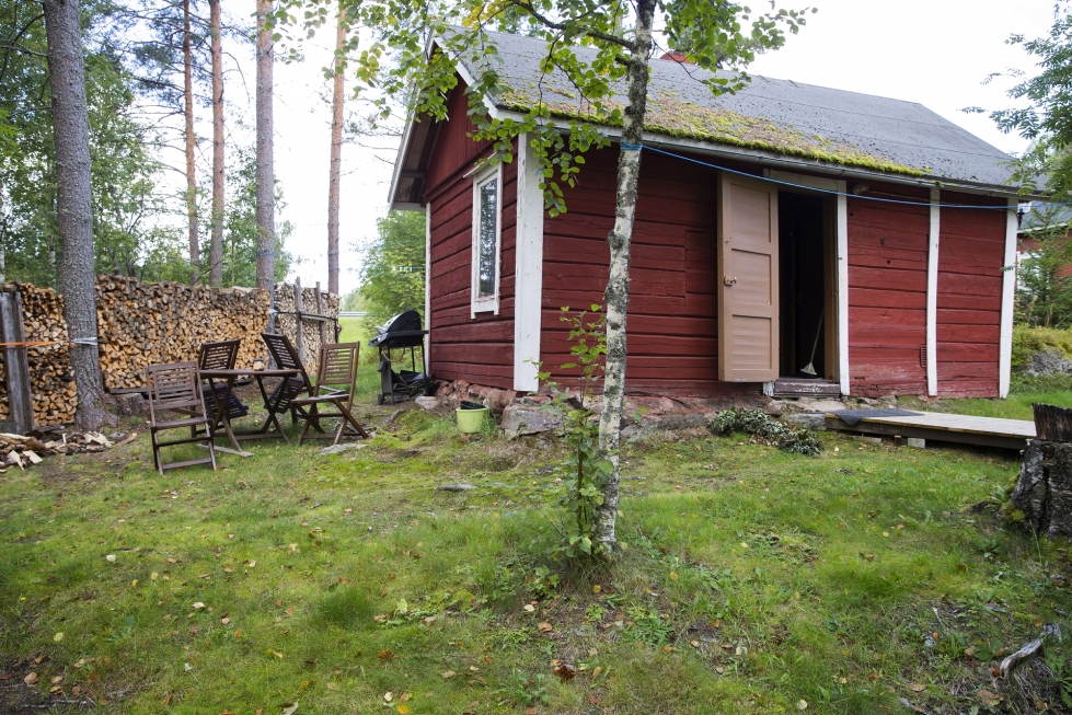 Kuopion Urheilukalastajain Yhdistyksen kalamajan sauna edelleen aktiivikäytössä.