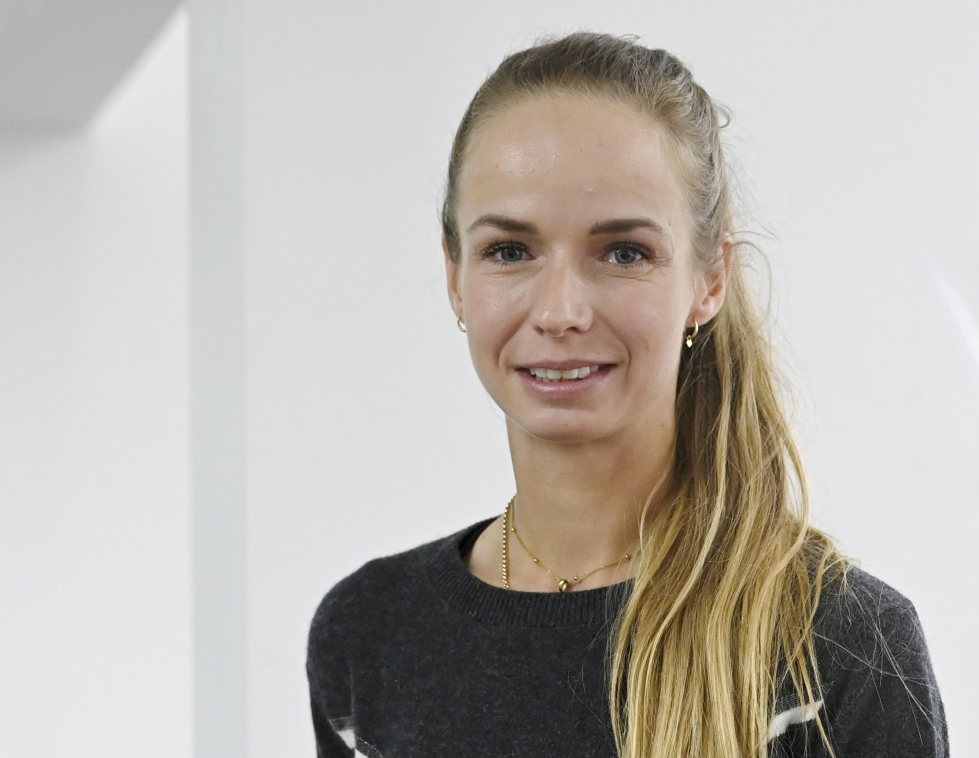 Ratsastaja Anna-Julia Kontio aloittaa maailmancupin suomalaisista ensimmäisenä. LEHTIKUVA / Markku Ulander