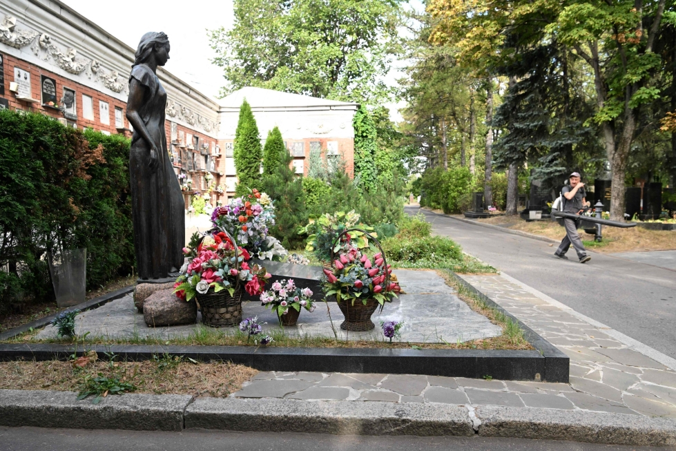 Gorbatshov aiotaan haudata Novodevitshin hautausmaalle Moskovassa. Lehtikuva/AFP