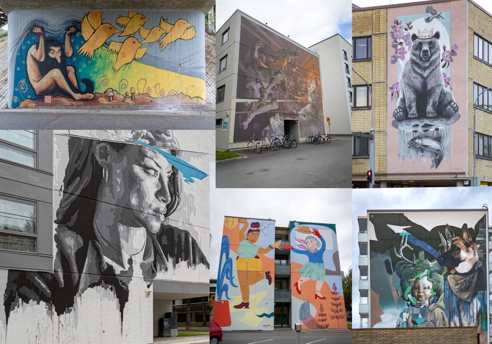 Joensuun kaduille on ilmestynyt viime vuosina paljon taideteoksia.