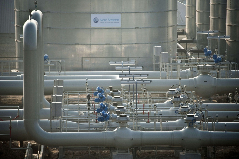 Gazpromin mukaan kaasuputki pysyy suljettuna, kunnes putkijärjestelmän turbiini on korjattu. LEHTIKUVA/AFP
