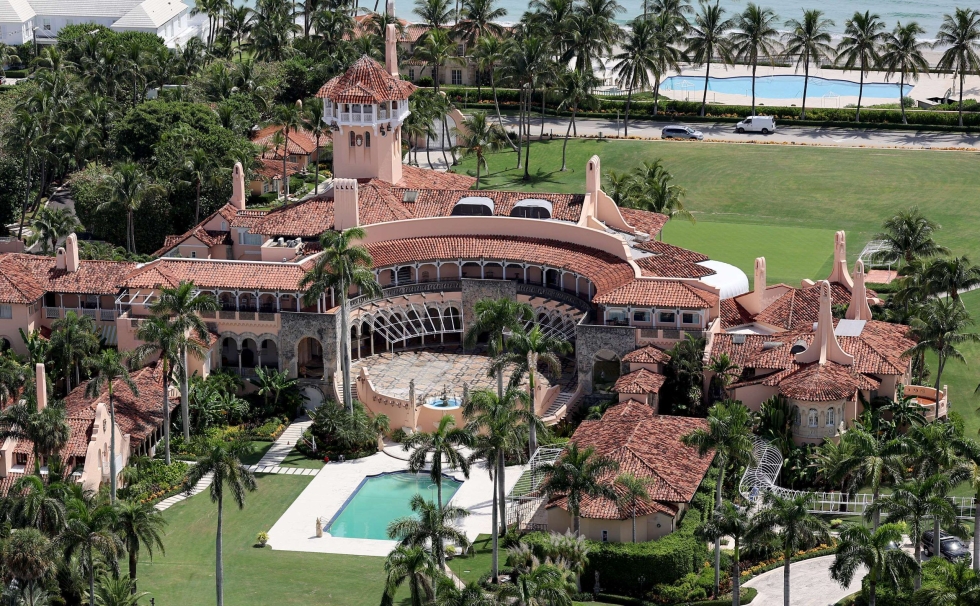 Asiakirjat takavarikoitiin elokuussa Trumpin Mar-a-Lago-kartanosta Floridasta. Lehtikuva/AFP