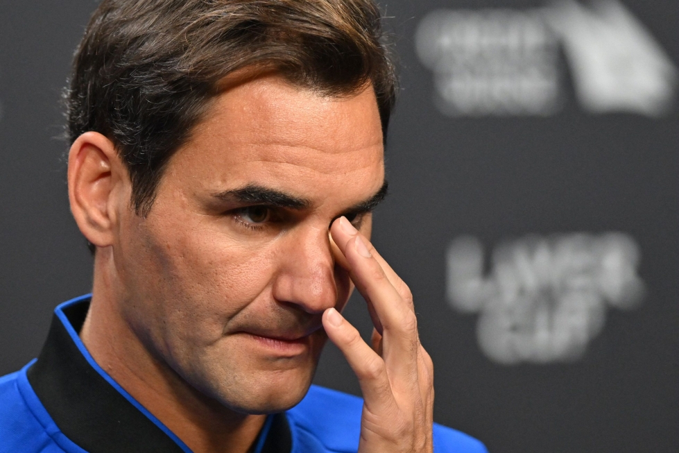 Federer, 41, kertoi viime viikolla lopettavansa uransa. LEHTIKUVA / AFP 