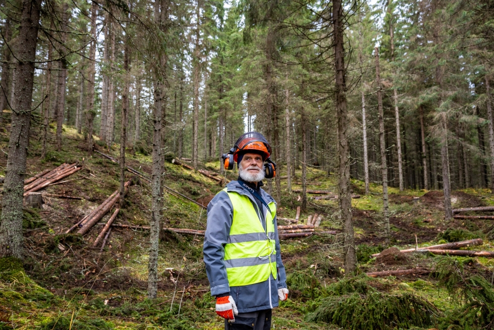 Kari Karessuo asuu Espoossa mutta omistaa sisaruksineen metsää Kiihtelysvaarassa. 