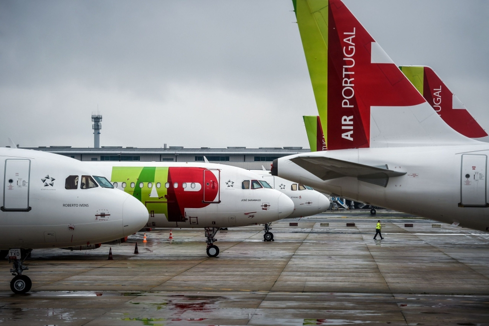 TAP Air Portugal -lentoyhtiö joutui elokuussa kiristyshaittaohjelmalla tehdyn verkkohyökkäyksen kohteeksi. LEHTIKUVA/AFP