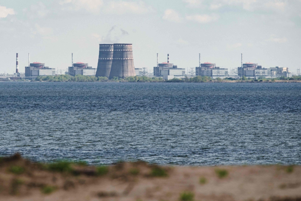 Zaporizhzhjan ydinvoimala on Euroopan suurin. 
LEHTIKUVA / AFP