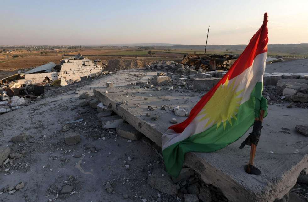 Tällä hetkellä Kurdistanin raja-aluetta vartioivat peshmerga-joukot. LEHTIKUVA/AFP