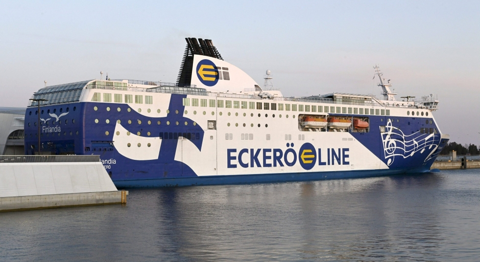 Laivavarustamo Viking Line on ostanut 17,1 prosentin osuuden Eckerö-laivanvarustamosta. LEHTIKUVA / Heikki Saukkomaa
