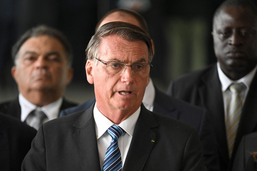 Jatkokaudelle pyrkinyt Jair Bolsonaro hävisi täpärästi 30. lokakuuta pidetyllä vaalien toisella kierroksella. LEHTIKUVA / AFP
