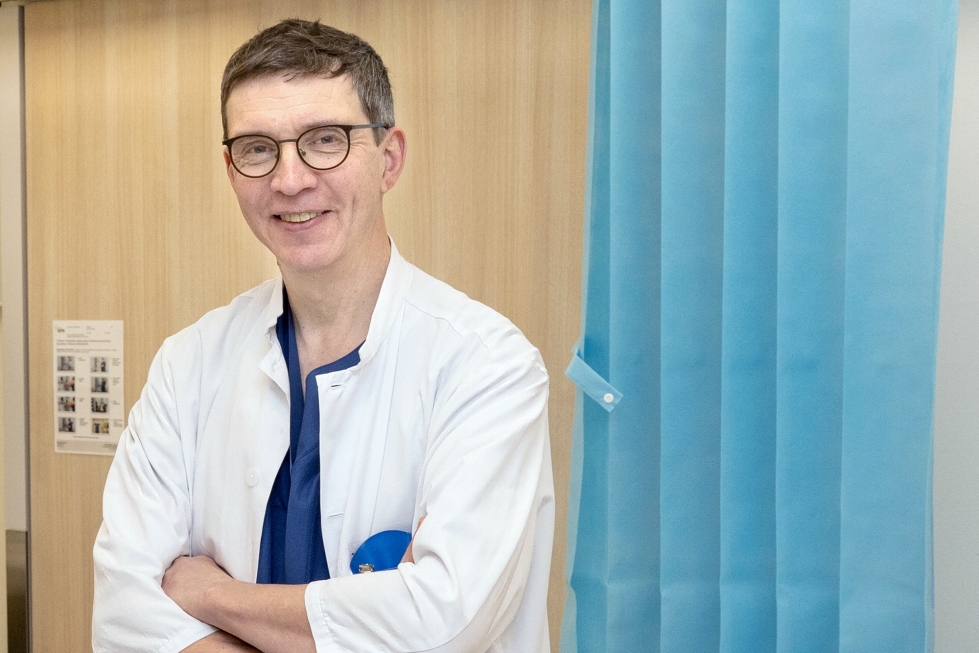 Siun soten vatsakeskuksen ylilääkäri, gastroenterologi Mikko Heikura on nähnyt työssään IBD-sairauksien määrän kasvun. Arkistokuva.