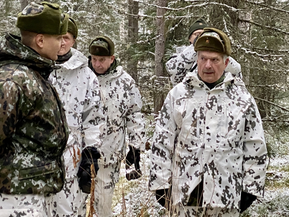 Presidentti Sauli Niinistö on tänään paikalla maavoimien pääsotaharjoituksessa Nurmeksessa.