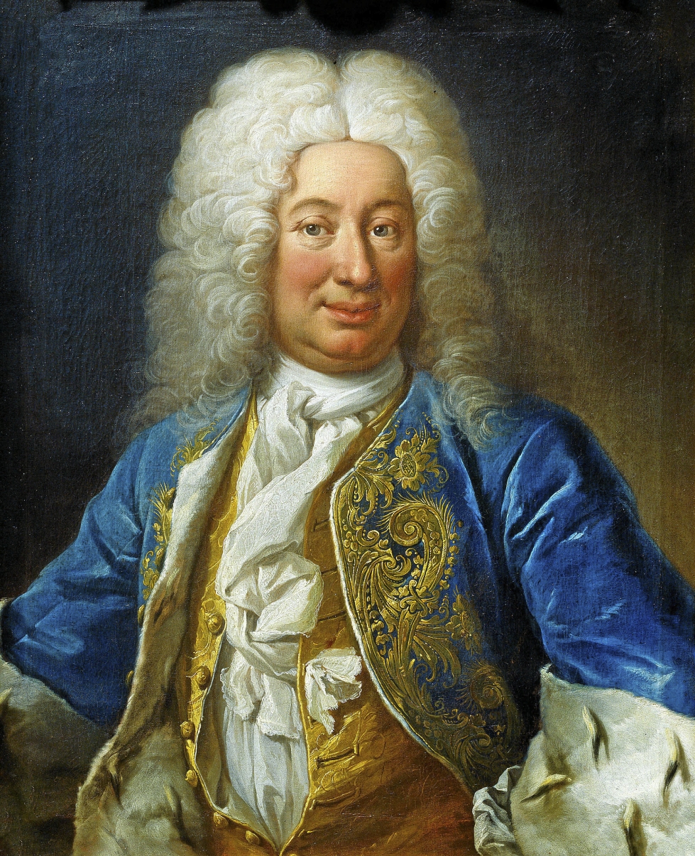 Hattujen sodan aikainen hallitsija Fredrik I (1676–1751) Martin Mijtensin maalaamassa muotokuvassa.