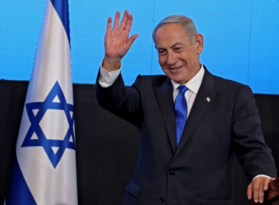 Netanjahulla on ainakin 28 päivää aikaa hallituksen muodostamiseen.  LEHTIKUVA/AFP