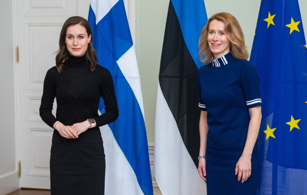 Pääministereillä on tilaisuuden ohessa myös kahdenvälinen tapaaminen. Kuva maaliskuulta Tallinnasta. LEHTIKUVA / RAUL MEE