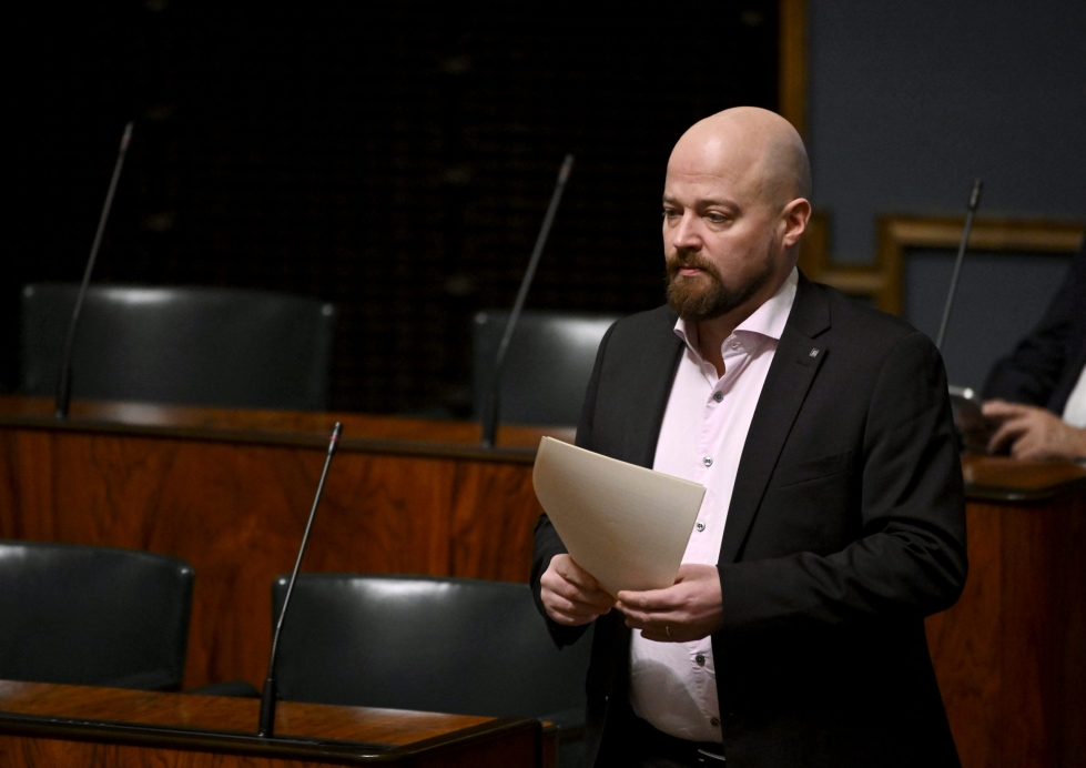 Mikko Kärnä on yksi saamelaiskäräjälakiin esitetyn muutoksen vastustajista. LEHTIKUVA / ANTTI AIMO-KOIVISTO