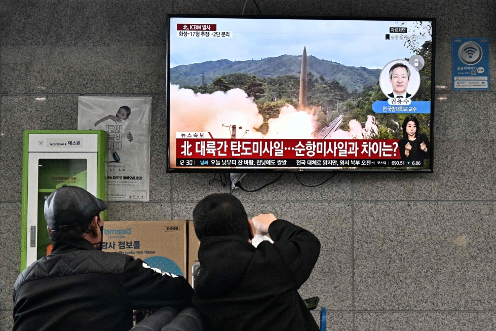 Pohjois-Korea on tehnyt viime aikoina lukuisia ohjuskokeita. Arkistokuva. LEHTIKUVA/AFP