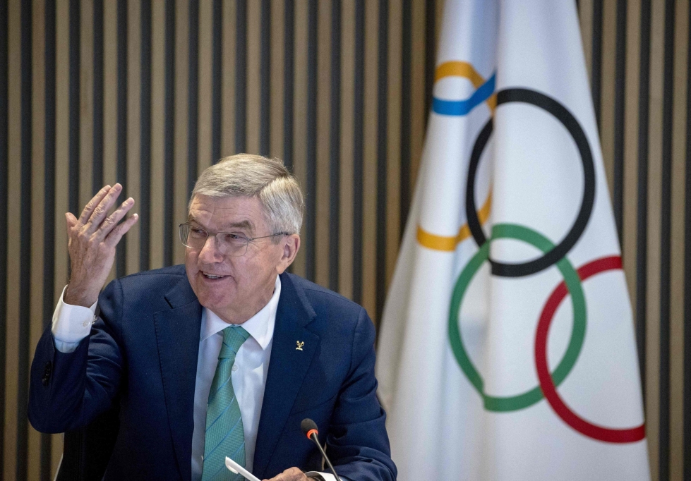 Thomas Bachin mukaan ukrainalaisilla urheilijoilla on olympialiikkeen täysi tuki. LEHTIKUVA/AFP