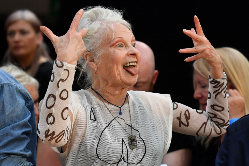 Muotimaailman ikoni Vivienne Westwood on kuollut 81-vuotiaana. LEHTIKUVA / AFP