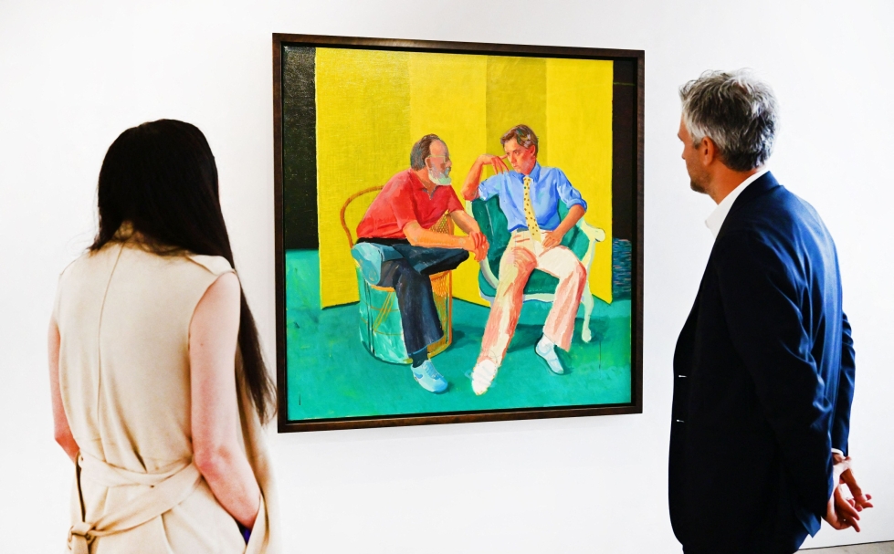 Microsoftin perustajiin kuuluvan Paul Allenin taidekokoelma myytiin Christie'sin huutokaupassa 1,62 miljardilla dollarilla. Summa on suurin, joka taidehuutokaupassa on ikinä maksettu. LEHTIKUVA/AFP
