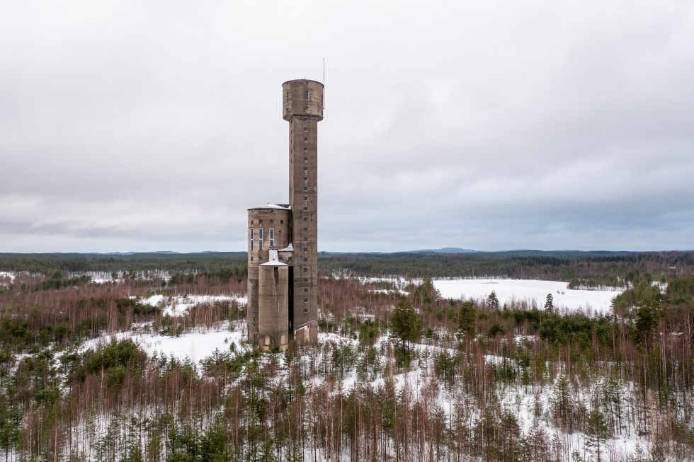 96-metrinen Keretin torni on Pohjois-Karjalan korkein rakennelma, jos mastoja ja savupiippuja ei huomioida.