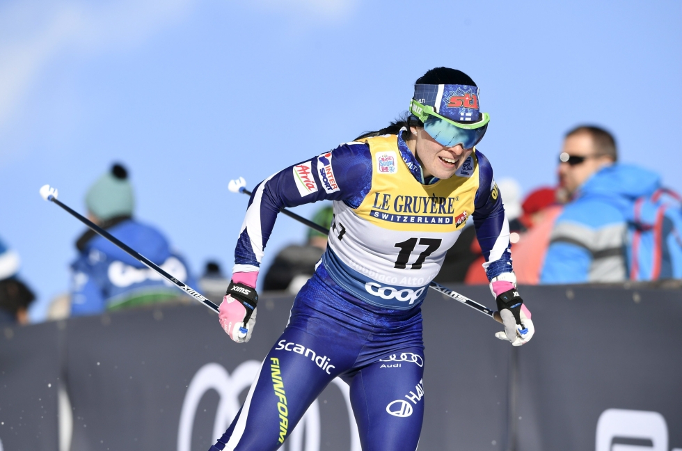 Krista Pärmäkoski on suomalaisista parhaissa asemissa, kun Tour de Ski alkaa huipentua.