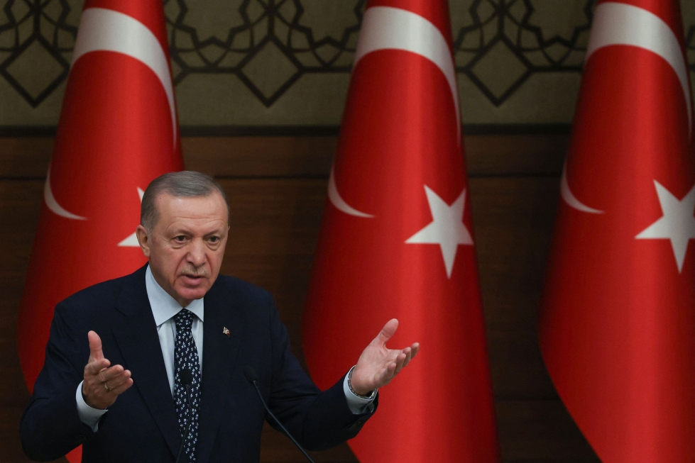 Turkin presidentti Recep Tayyip Erdogan.