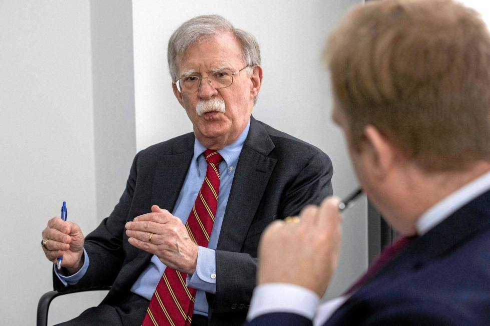 Yhdysvaltain entinen kansallisen turvallisuuden neuvonantaja John Bolton on valmis haastamaan Donald Trumpin. Kuva viime marraskuun lopulta.