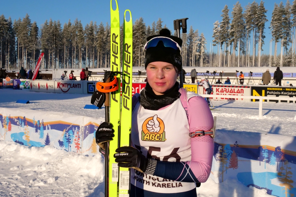 Kontiolahden Urheilijoiden Saga Hurskainen kilpailee nuorten MM-kilpailuissa Kazakstanissa. Arkistokuva.
