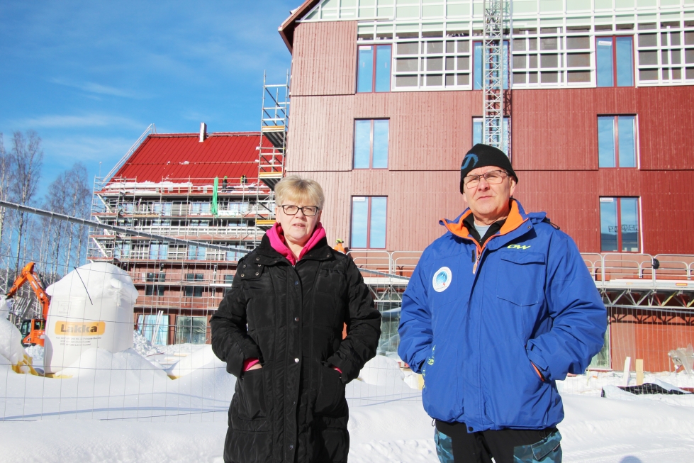 Pirjo ja Eero Timonen pitävät uuden hotellin rakentamista Kolille erittäin tärkeänä asiana.