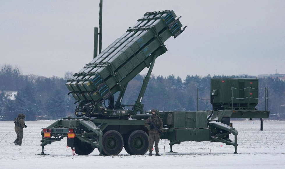 Ukrainan Yhdysvalloilta saamaan aseapuun lukeutuu muun muassa kuvan Patriot-ilmatorjuntajärjestelmä. Kuvan Patriot kuvattu Puolassa helmikuussa.