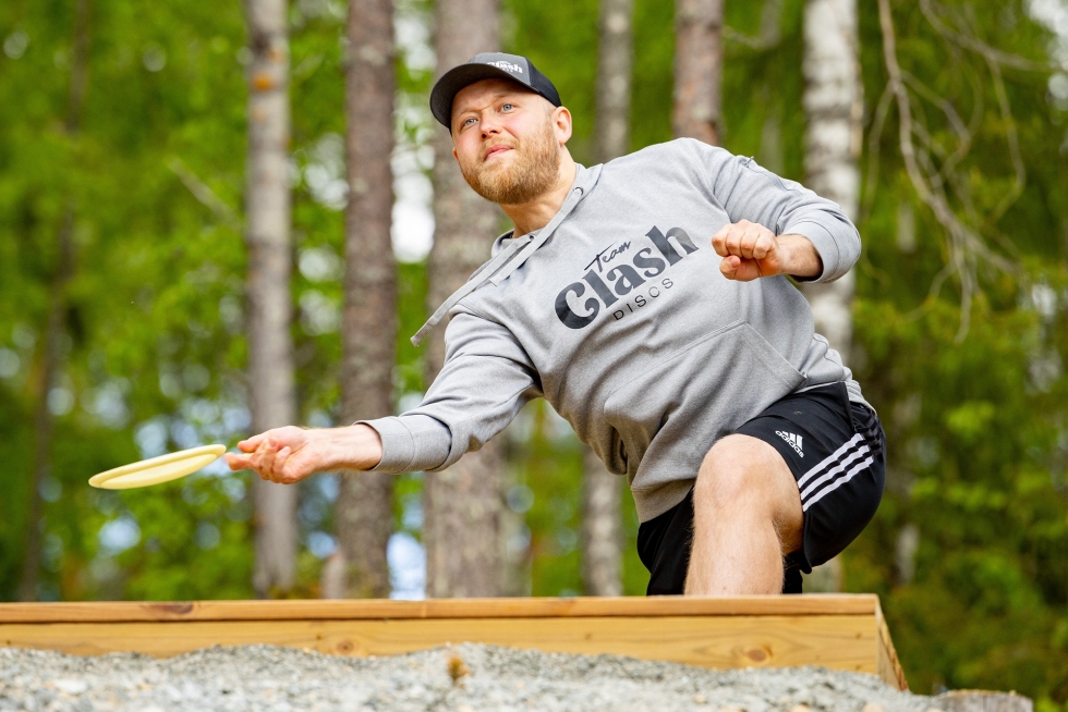 Tero Jaatisen pisin heitto on kantanut 172 metriä. Hän hakee viikonloppuna täyteen hattutemppua Pohjois-Karjalan avoimissa.