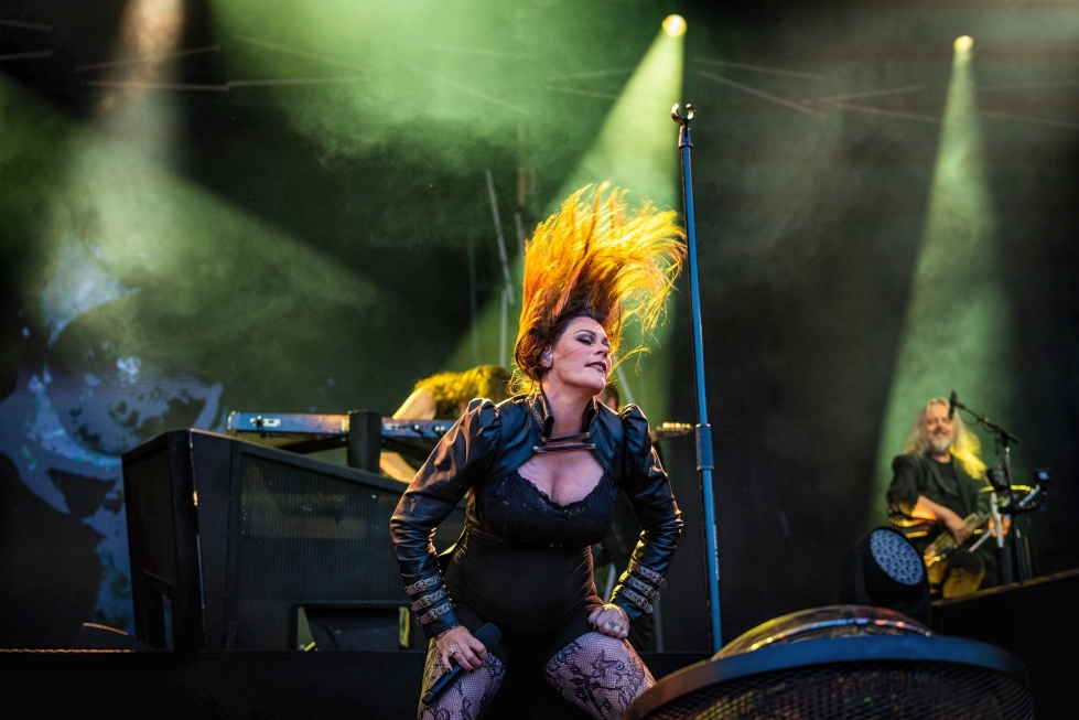 Nightwish esiintyi viime kesänä Kiteellä.
