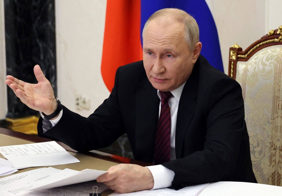 Venäjän presidentti Vladimir Putin Venäjän strategisen kehityksen ja kansallisten hankkeiden neuvoston kokouksessa.