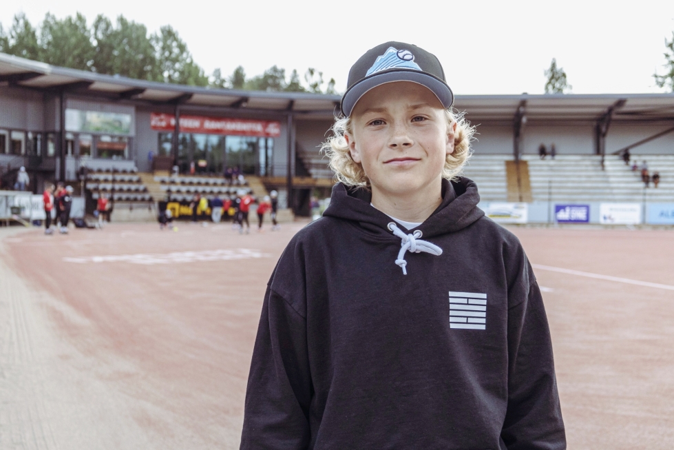 Kiteen Pallon Eeli Partanen on lyönyt tällä kaudella 160 juoksua, joista 14 kunnaria.