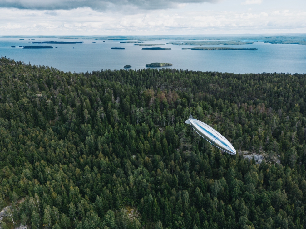 Joensuulaisen Kelluun ilmalaiva on kuvannut Kolin metsää tänä kesänä viikoittain.