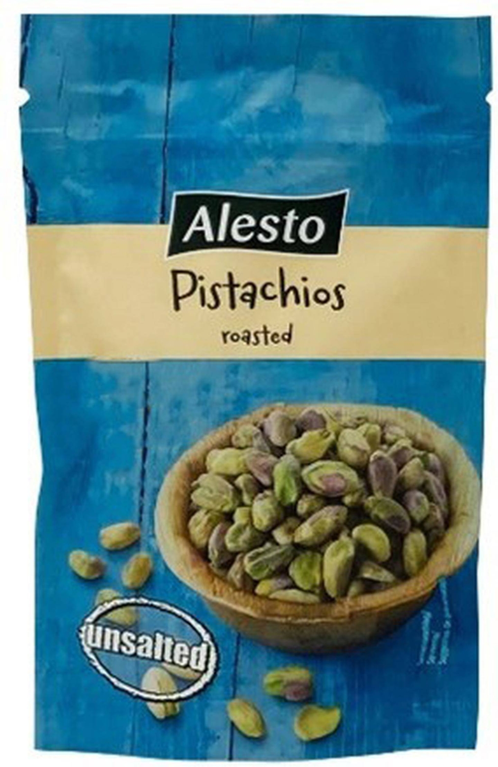Takaisinveto koskee sinisissä 70 gramman pusseissa myytäviä Aleston paahdettuja ja kuorittuja pistaasipähkinöitä, joiden parasta ennen -päiväys on 20.5.2024.