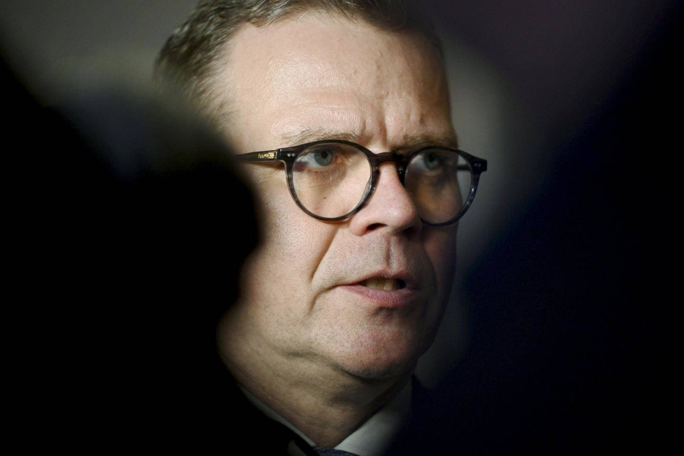 Suomen pääministeri Petteri Orpo (kok.).