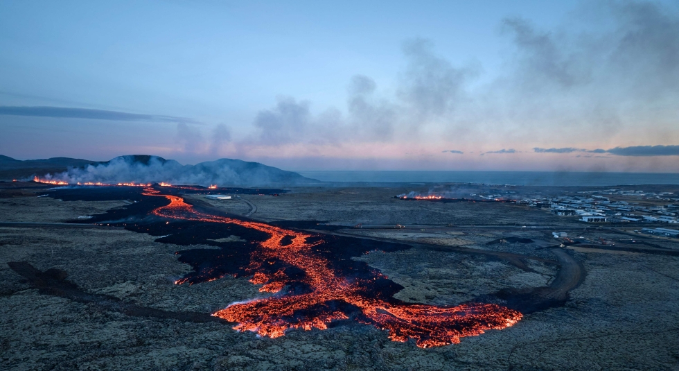 Grindavikin rannikkokaupunki Islannissa evakuoitiin kokonaan.