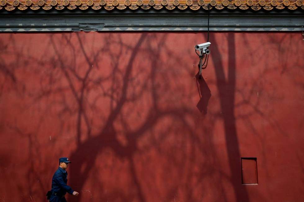 Kiinan tiedustelu käyttää hyväkseen kameravalvontaa.