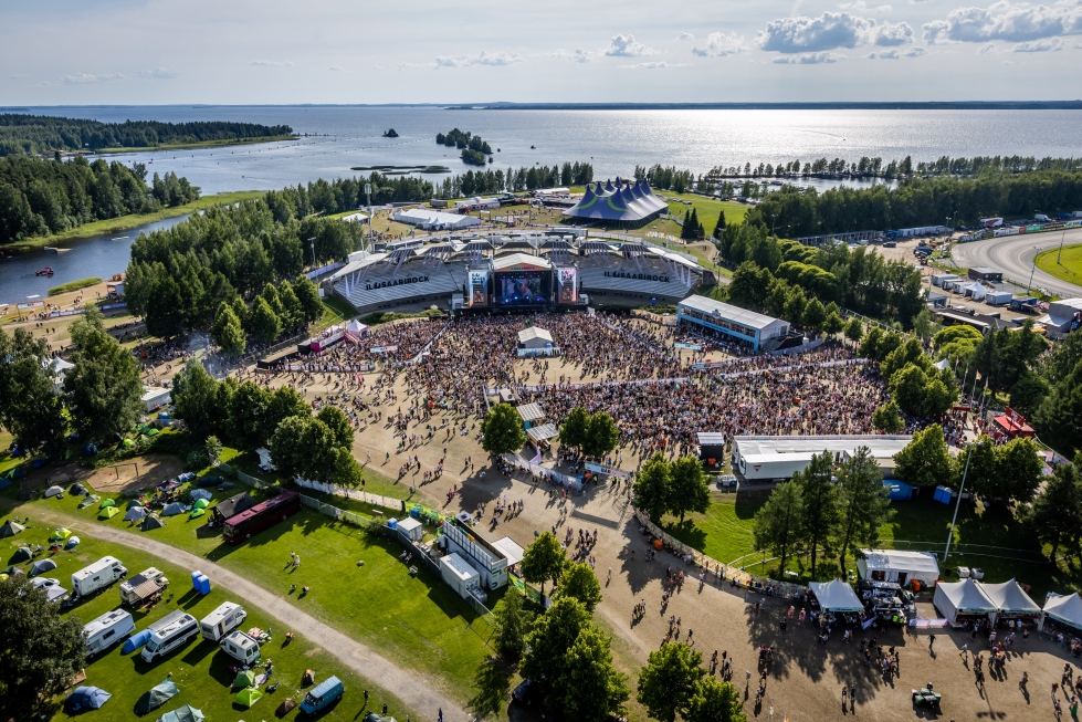 Ilosaarirock järjestetään Joensuun Laulurinteellä 12.–14. heinäkuuta. Arkistokuva.
