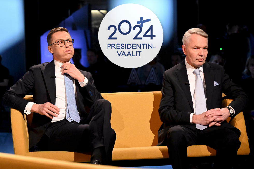 Suomen seuraava presidentti on joko Alexander Stubb (vas.) tai Pekka Haavisto. Asiantuntijoiden mukaan hän astuu virkaan haastavassa tilanteessa.