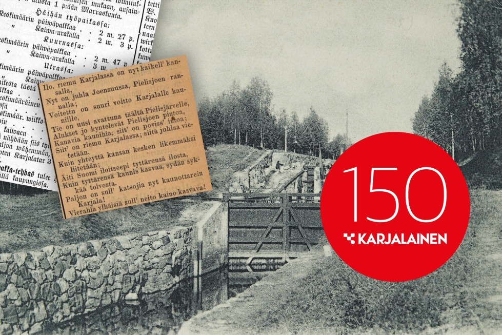 Pielisjoen kanavointi vuosina 1874-1879 oli maan suurin kanavointiurakka sitten Saimaan kanavan.