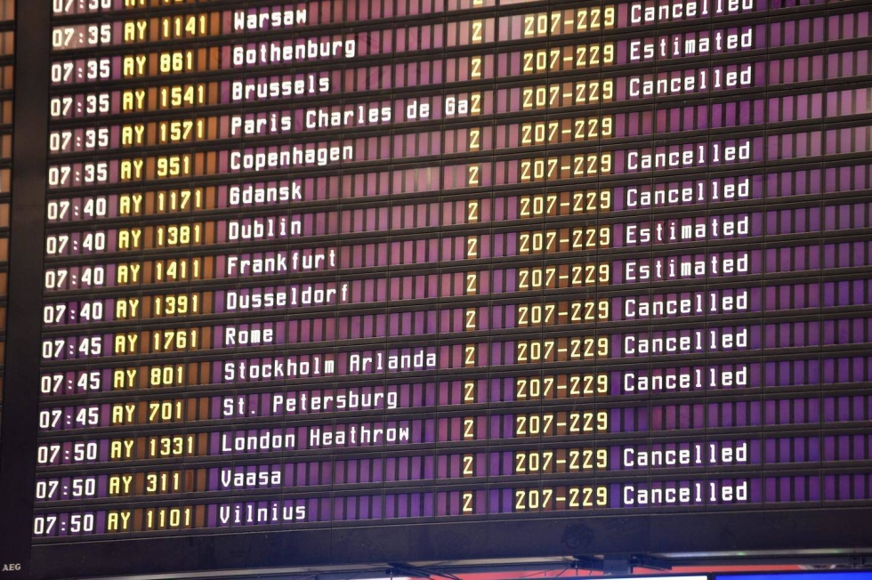 Finnair on kertonut peruvansa noin 550 lentoa lakon takia. 