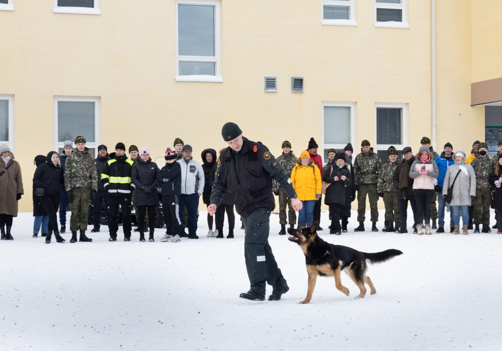 Pohjois-Karjalan rajavartiostossa vietettiin kotiväkipäivää reilu kuukausi sitten 16. helmikuuta.