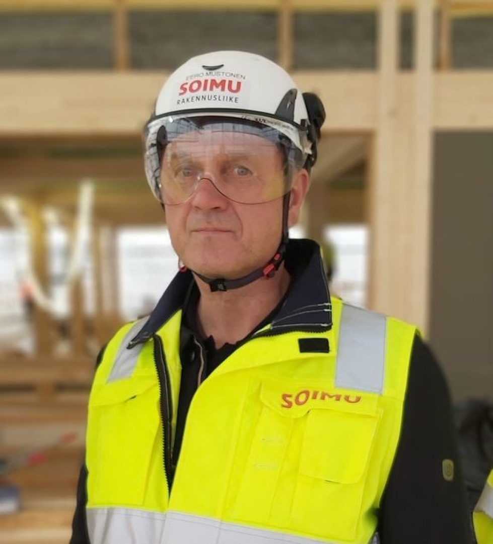 Eero Mustonen on tehnyt pitkän uran rakennusalalla.